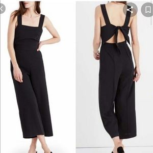 Madewell Apron Bow Back Jumpsuit
